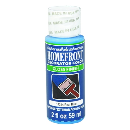 Homefront Homefront Gloss Real Blue Hobby Paint 2 oz 17344